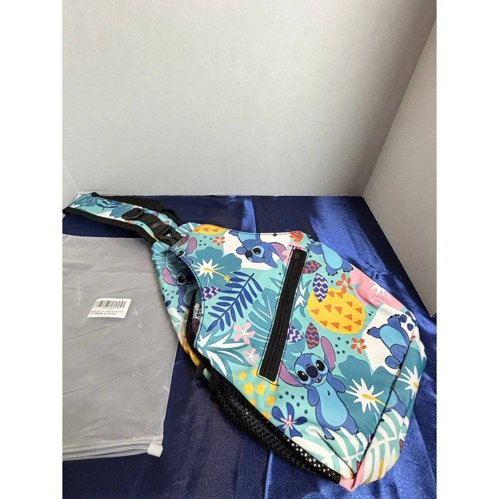 Sling Bag Stitch Disney Crossbody  Backpack Travel Hiking Chest Bag [A3]